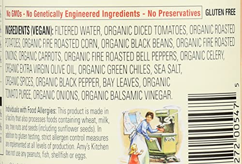 Amy's Organic Soup Fire Roasted Southwestern Vegetable -- 14.3 Oz #TOP3