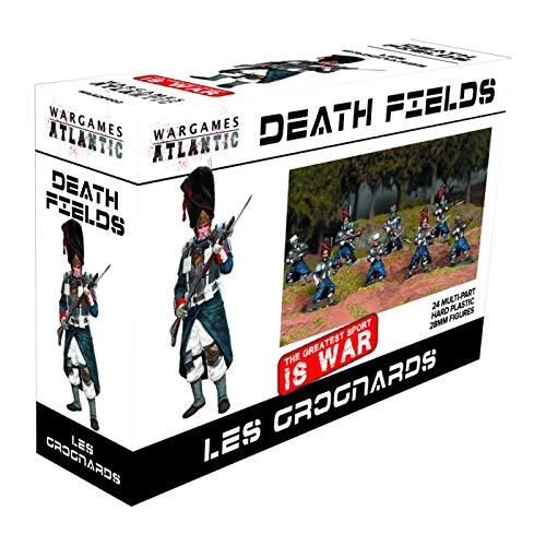 Wargames Atlantic Death Fields Les Grognards (24 figurines en plastique rigide multi-parties de 28 mm)