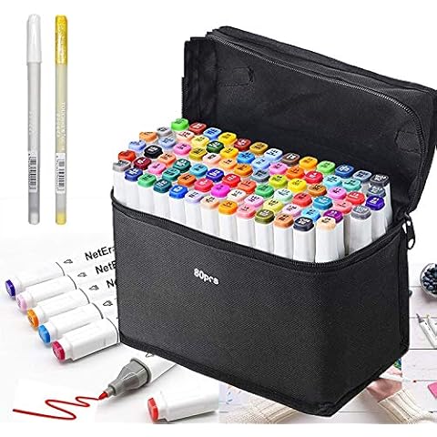 80 lápices marcadores de colores TOUCHNEW con doble punta Cover
