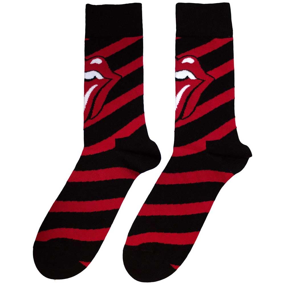 Rock Off officially licensed products The Rolling Stones Stripes Ankle Socks One Size