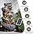 Pivotify 5-Tier Rock Solar Water Fountain Outdoor Garden, 36.2''Tall Cascading Natural Solar Powered Fountain Outdoor with LED Lights, Water Feature for Garden, Patio, Deck, Backyard Decor