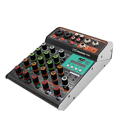 Sinextesis Mini-mixer, 3 kanalen, MP3, USB, Bluetooth, met analoog echo-effect, LCD-display, tweeband-equalizer, Fx… - Image 3