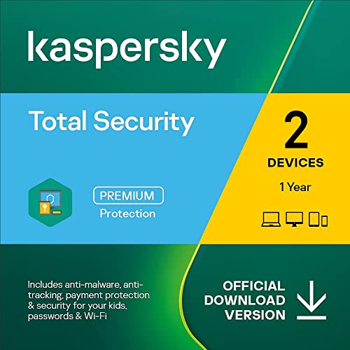 Image of Kaspersky Total Security (Premium) - 2 Devices 1 Year | Instant Delivery