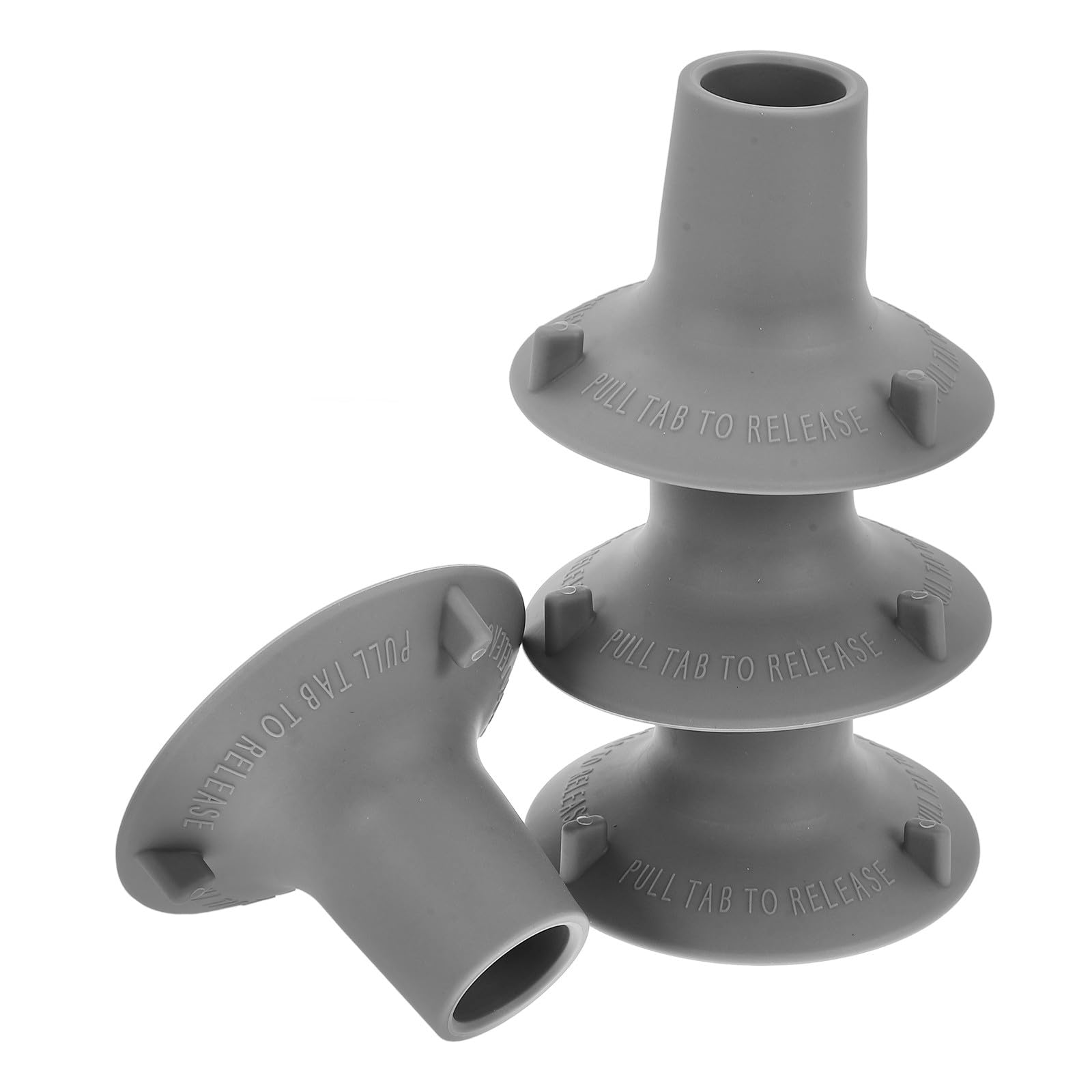 Fundas protectoras para asiento de baño de adultos con base de TPR impermeable, 4 unidades