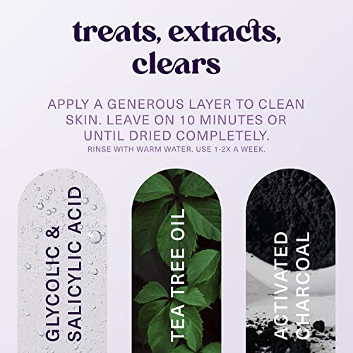 European Wax Center Face & Body Detoxifying Mask - Bikini & Underarm Mask Skin Care With Aha & Bha, Activated Charcoal Facial Mask For Face & Entire Body, Helps Relieve Ingrown Hairs, & Breakouts, 4Oz #TOP3
