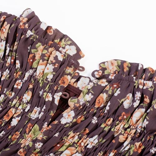 Image of GRACE KARIN Girls Long Sleeve Floral Dress Fall Winter Casual Dresses 6-14Y