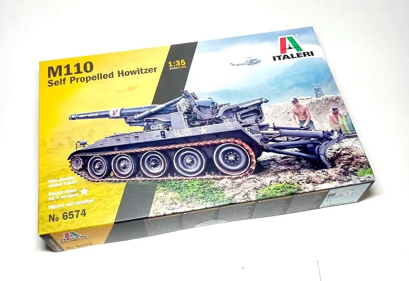M110 Self Propelled Howitzer Italeri 6574 reproduire blindé historique 1/35