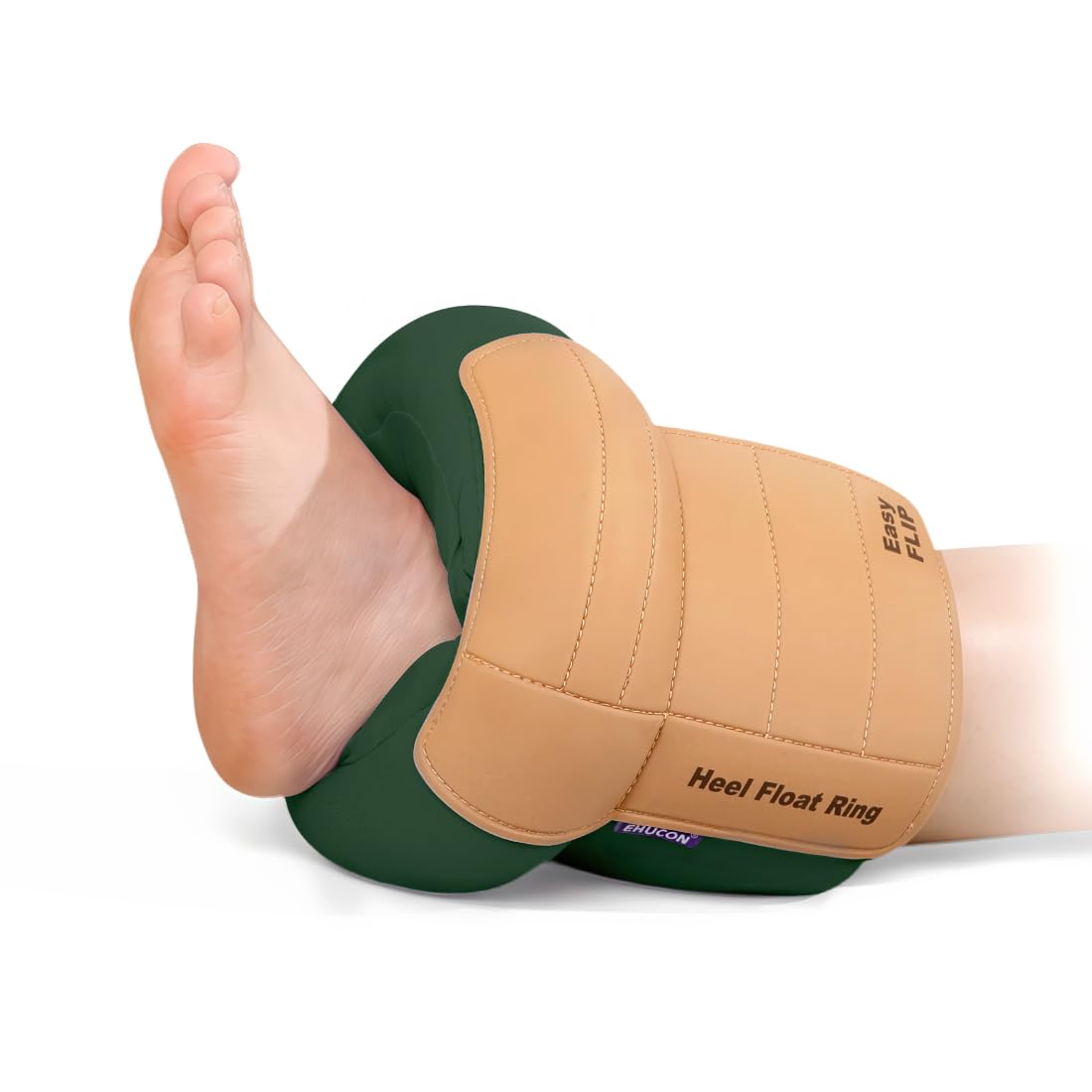 Protège-talon contre les points de pression, coussin de rehaussement de la cheville pour soulager les douleurs au talon et repose-pied, coussin de talon en mousse alvéolée pour personnes âgées
