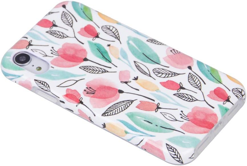 Dimaka Case for iPhone XR Case, Floral Flower Cute Case, Dual Layer Covers for Girls, Sturdy and Protective Bumper for iPhone XR (122, iPhone XR)