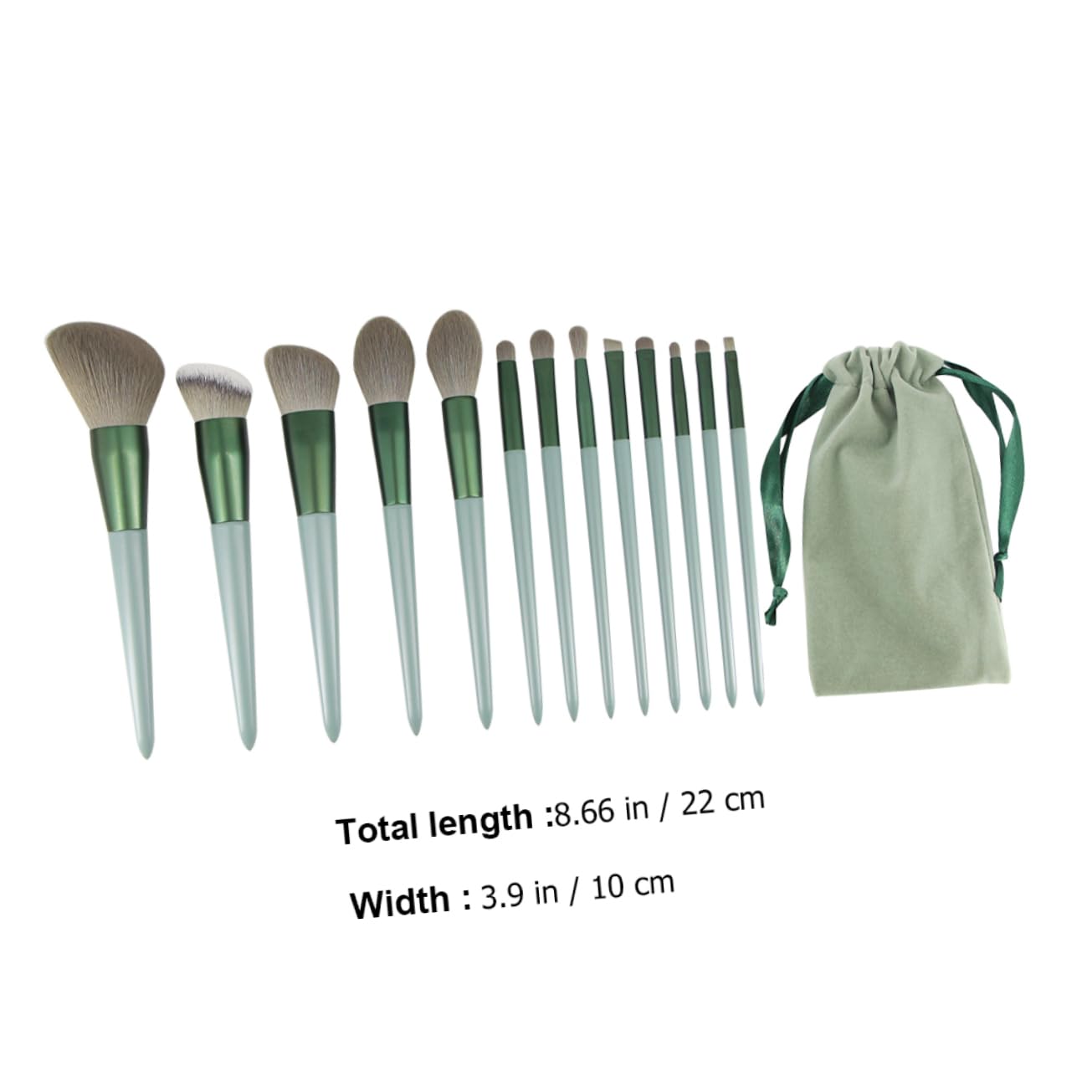 Pennelli per Trucco Strumenti per Bellezza del Viso Pennelli Morbidi per Cosmetici Fard Cipria Portatile e Leggero