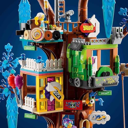 Image of Lego 71461 Dreamzzz Fantastic Tree House Set, Build 2 Versions, Fantasy Toy with Mrs. Castillo, Izzie, Mateo and The Night Hunter as Mini Figures, Christmas Gift for Girls and Boys