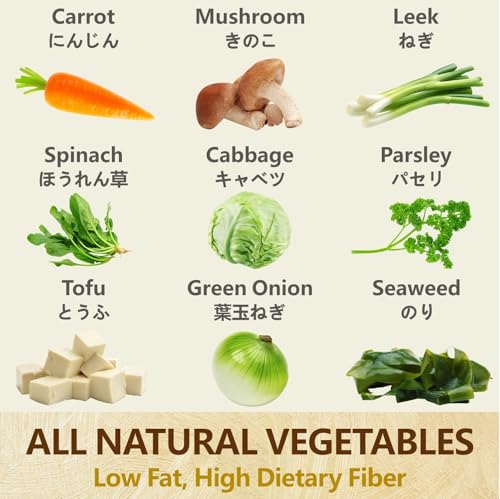 Image of Yimi Freeze Dried Vegetables Tofu Miso Soup for Ramen Not Miso Paste