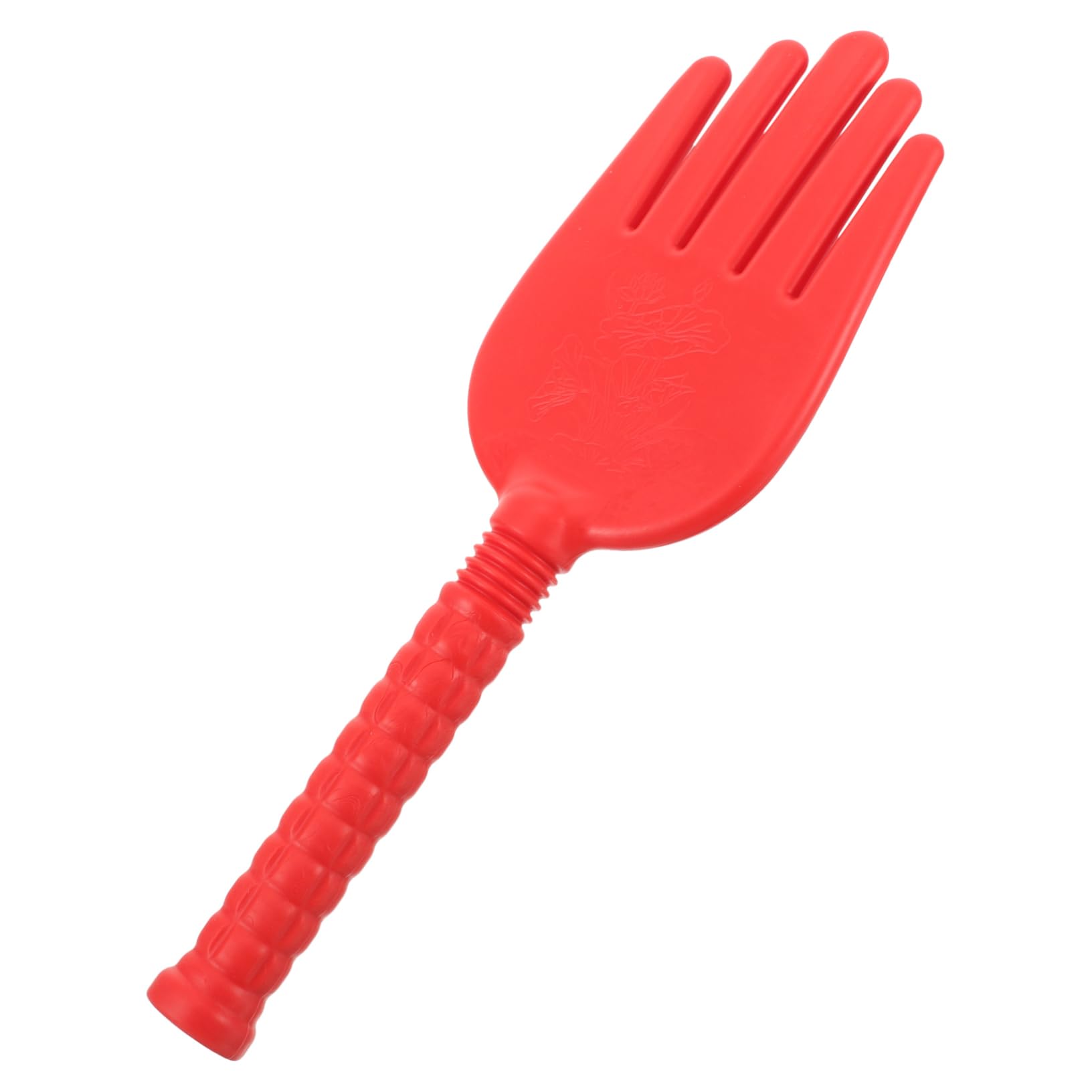 CALLARON 4 Pezzi Massaggio a cinque dita portatile bob Spalla mano massaggiatore trattenuto strumento massaggiatore martello da massaggio manuale fornitura di massaggi Gel di silice rosso