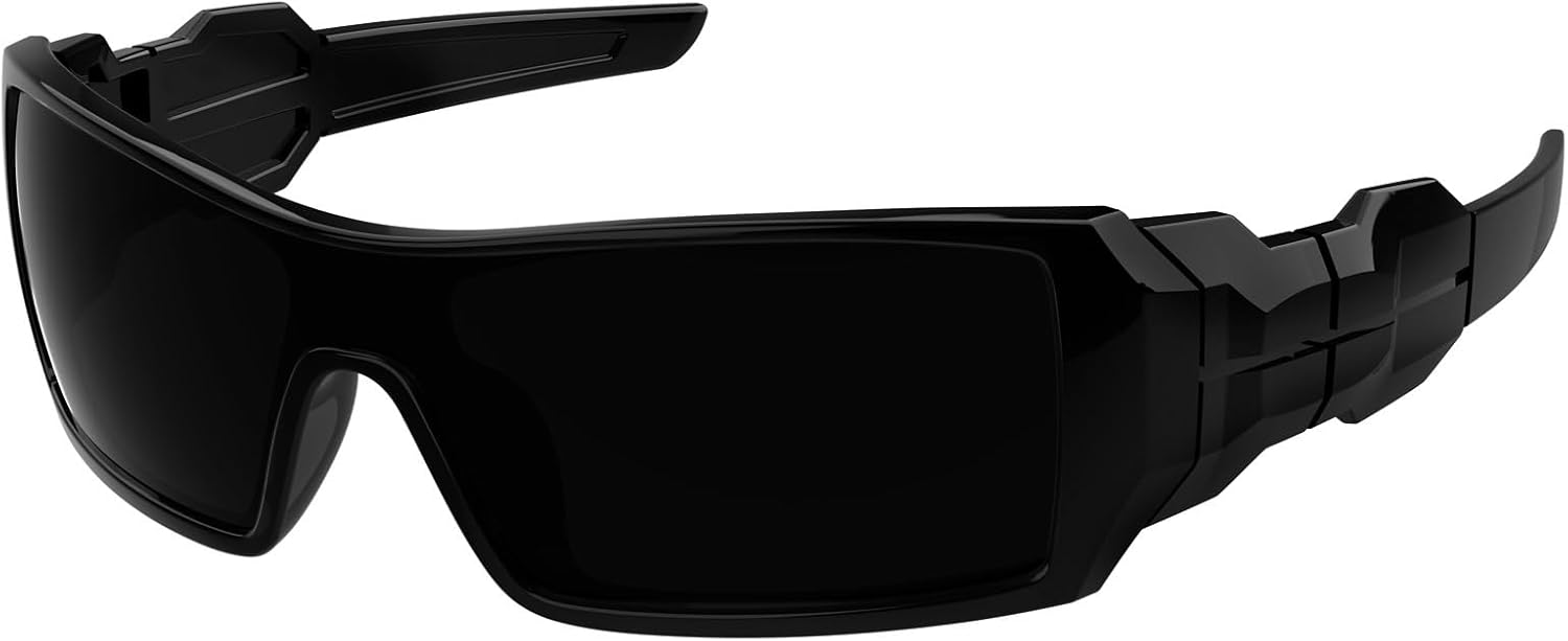 MAXJULI Z87 Sunglasses for Big Wide Heads Men TR90 Ultralight UV400 Protection Glasses Z8033