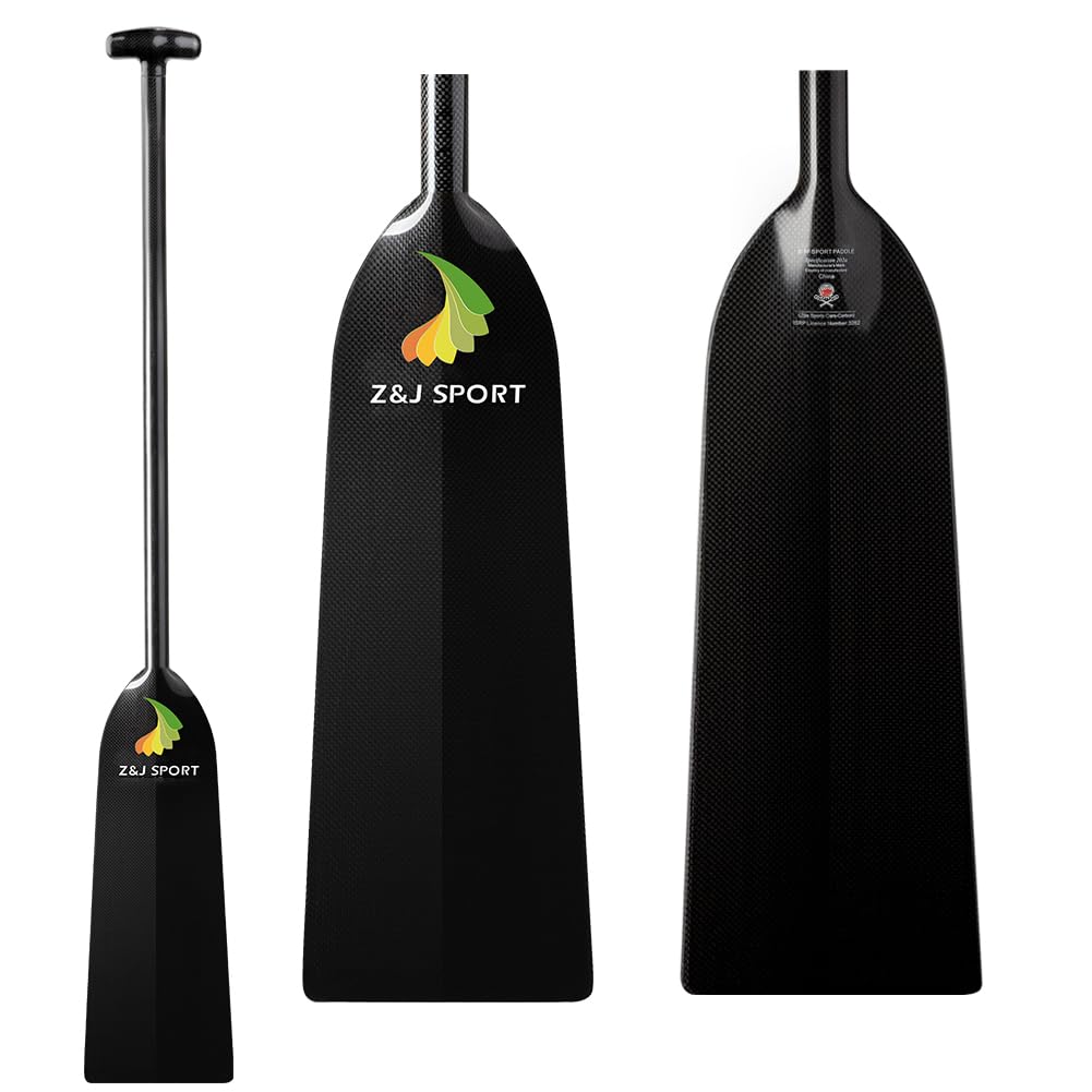 Dragon Boat Paddle Full Carbon IDBF Approved Dihedral Blade Oval Shaft