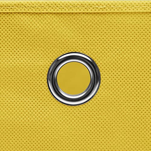 Boîte de rangement jaune pour meubles à cases : optimisez vos petits espaces - 5