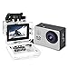 Yuntab Action Camera Sport DV 1080P Mini 30-Meter Waterproof 2 inch TFT LCD HD 5MP Helmet Camera Cam Extreme Action Camcorder With Battery, Charger and Accessories (Silver)