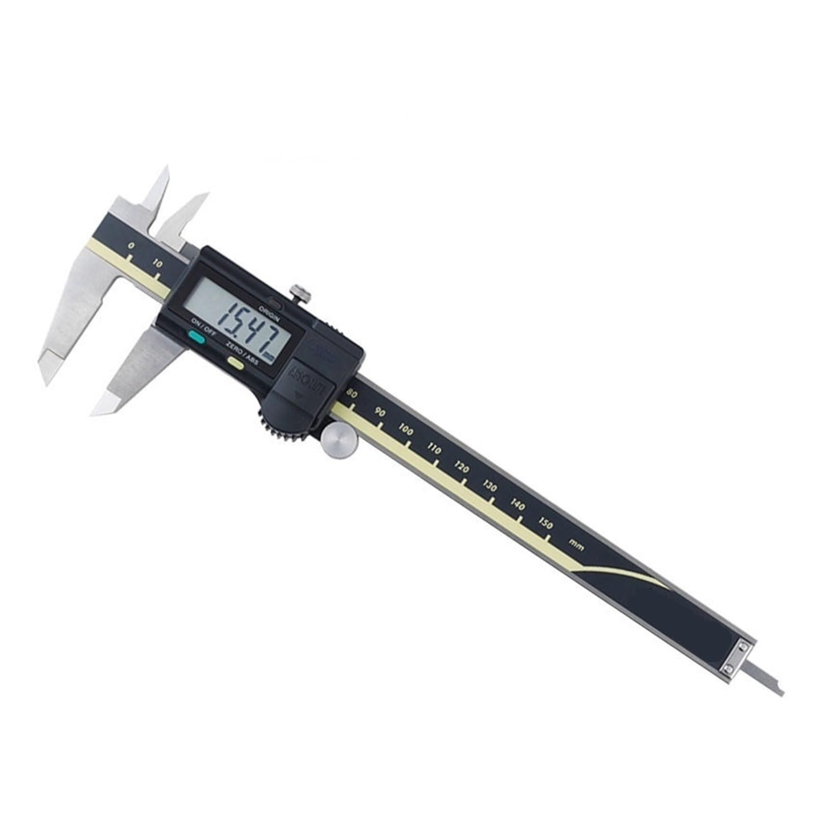 NURII Calibradores Vernier de Escala, calibrador Digital LCD 1/128 6in 8in 12in 150mm 200mm 300mm Calibre Herramientas de medición electrónica (Size : Digital 0-300mm)