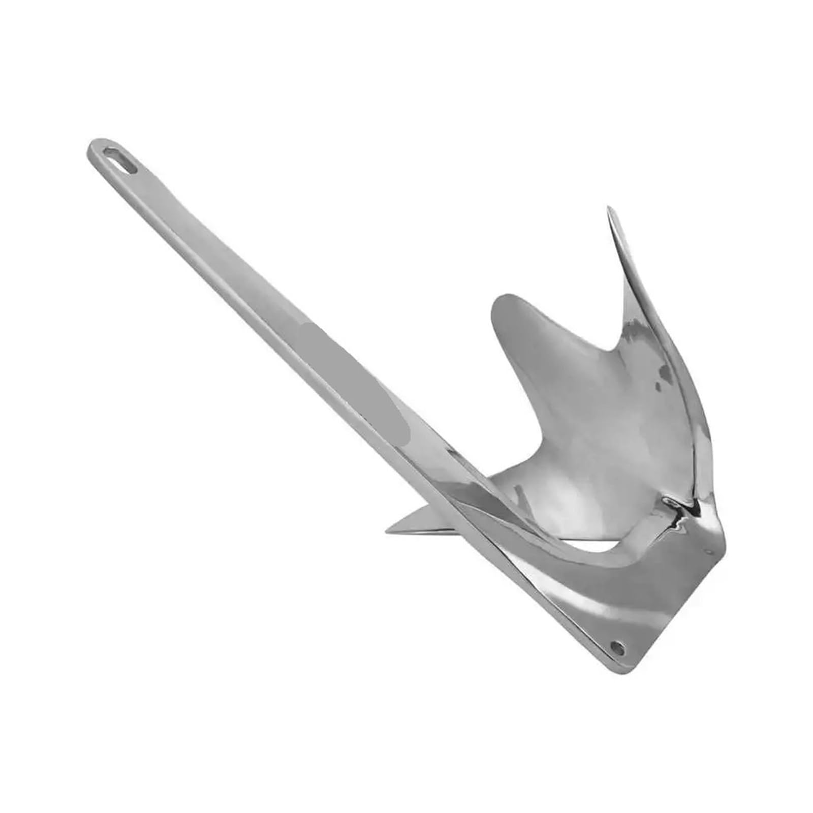 Ancora Bruce in Acciaio Inossidabile 1~30 kg Ancora con Grande Forza di Tenuta Accessori Hardware marini Ancora Fissa per Barca da Pesca per Yacht, Un Colore, 1 kg
