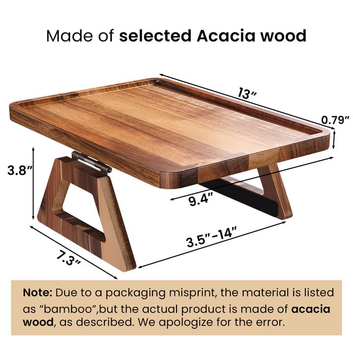 Bandeja para reposabrazos de sofá de madera mesa auxiliar reposabrazos 7