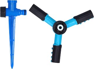 Hilitand Irrigadores de jardim, pulverizador giratório automático de 360 graus, sistema de irrigação de grama de jardim de aspersor de plugue de aterro, para irrigação de plantas e brincadeiras de crianças