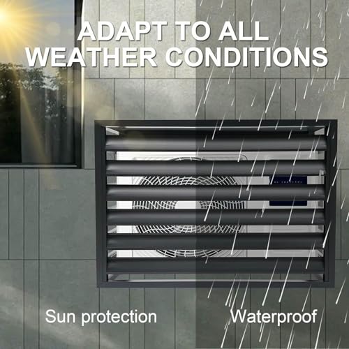 Valla para Aire Acondicionado de Aluminio | Cubierta Exterior de 2 Paneles 4