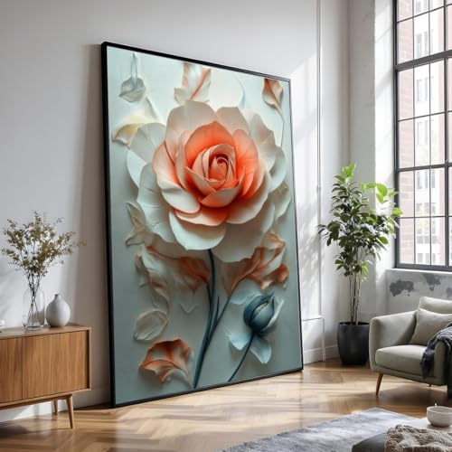 Affiches de fleurs sur toile pour créer un salon chaleureux et cocooning