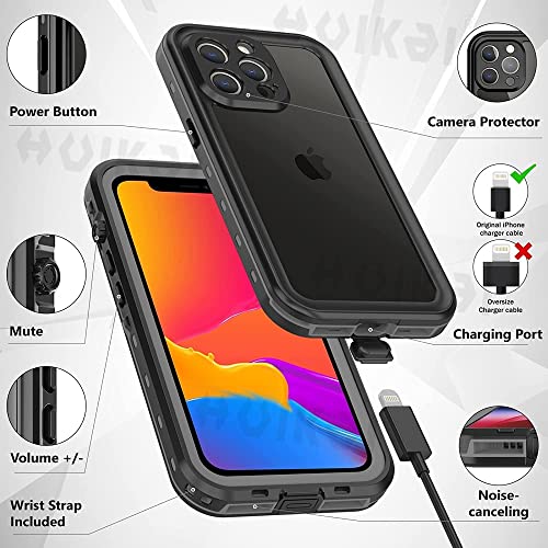 Coque iPhone 13 Pro Max noire protection heavy duty antichoc premium