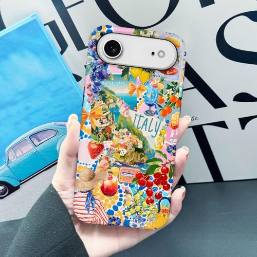 Coque L16QX Air antichoc motif collage fruits contre chutes et rayures