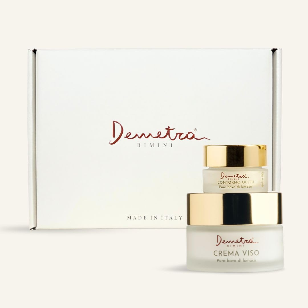 DEMETRA Crema Antiarrugas Mujer - Skincare, Crema Baba de Caracol y Contorno De Ojos Antiarrugas Mujer (Fórmula mejorada - Crema y contorno de ojos)