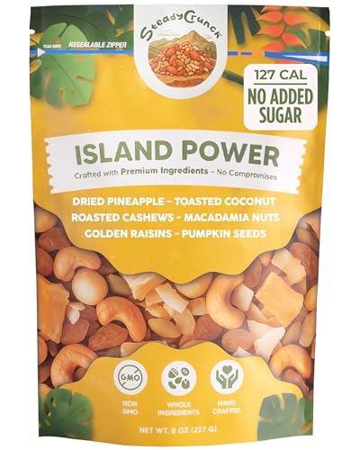 SteadyCrunch Island Power Trail Mix - Gluten Free & Vegan