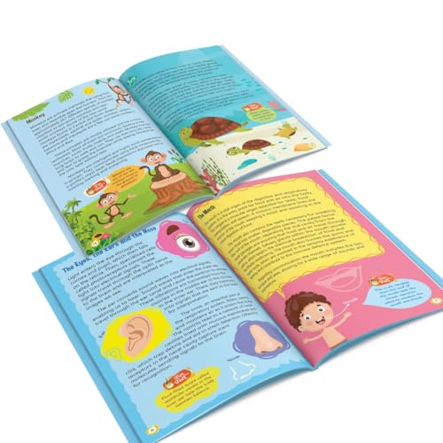 Image of Science Books for Kids - Knowledge Books (Set of 5 Books) (Illustrated) - Geography - Solar System - Animals and Birds - Body Parts - Inventions and Discoveries - Nature - Planets - Age 7+