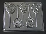 Power Ranger Head Face Chocolate Candy Lollipop Mold