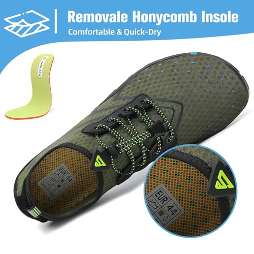 Image of Mishansha Water Shoes for Women Men, Quick-Dry Barefoot Swim Shoes with Drainage Holes, Lightweight Aqua Shoe for Beach Pool River Boating Yoga Walking