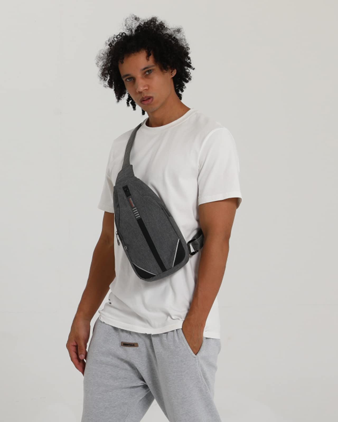 Waterfly Mochila Cruzada Bandolera de Pecho | bolso de hombro pequeño, ciclismo, deportivo, viaje, para hombre y mujer, ligero