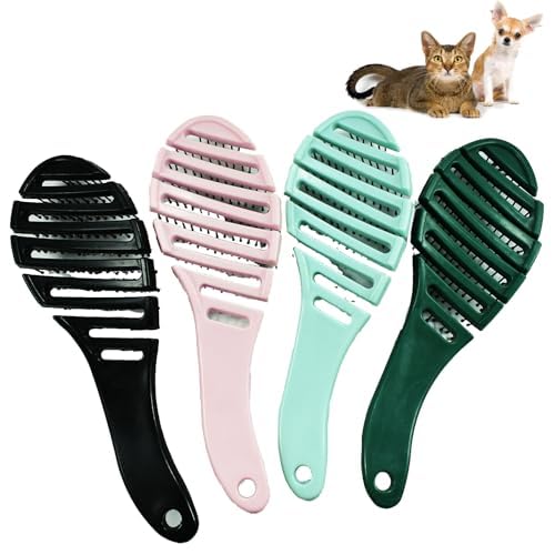 Miniatura 7 de Cepillo de aseo para perros pequeños, perfecto para shih tzus, yorkies y maltipoos, cepillos ideales para cachorros para perros malteses y razas