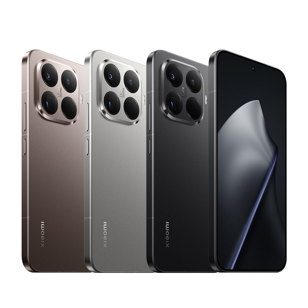 XIAOMI 15T Pro, Smartphone 12+256GB, Display Eye-care da 6,83" 144Hz, MediaTek Dimensity 9400+, Teleobiettivo Leica 5x Pro da 50MP, 5500mAh, Garanzia 2 Anni, Titanio, Caricabatterie non incluso