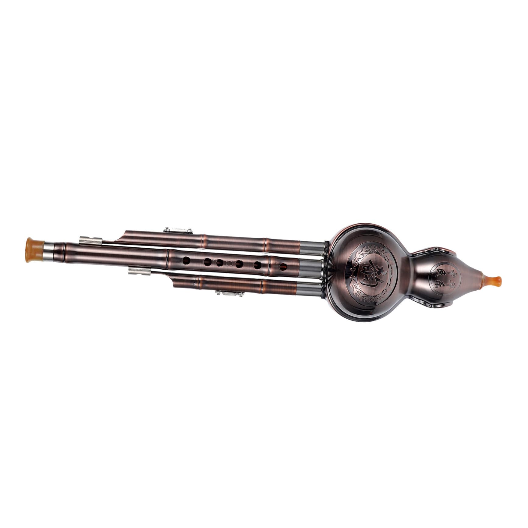 Toddmomy Instrumento Musical Étnico Chino Varios estilos Flauta de Cucurbitáceas Varios estilos en Tono C de Pp Dorado Nudo Decorativo para Principiantes Adecuado para Practicar Flauta de Calabaza