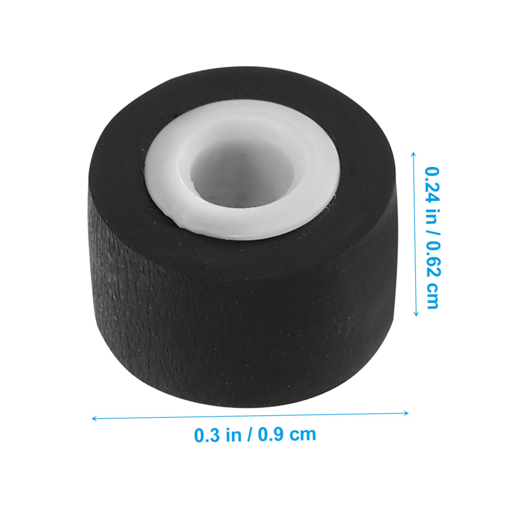 KONTONTY 12pcs Cassette Machine Repair Pinch Roller 9mm Cassette Deck Pinch Roller Bearing for Video