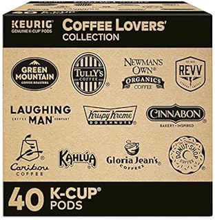 Keurig Coffee Lovers' Collection Sampler Pack, Single-Serve K-Cup Pods, Compatible with all Keurig 1.0/Classic, 2.0 and K-Café Coffee Makers, Variety Pack, 40 Count