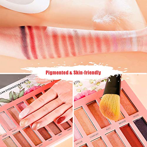 Onlybetter CA-EYE-16 COLORS-PINK Vegan Eyeshadow Palette thumb #5