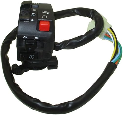 Miniatura 5 de TC-Motor Conjunto de interruptor de control de mango de 12 cables de 5 funciones con palanca de estrangulador para cuatrimoto chino de 4 ruedas ATV