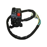 Vista 5 de TC-Motor Conjunto de interruptor de control de mango de 12 cables de 5 funciones con palanca de estrangulador para cuatrimoto chino de 4 ruedas ATV