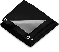 Lona Impermeável 3x3 Preto e Prata - Primelonas