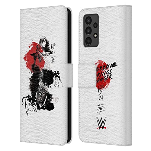 Protection WWE Asuka Galaxy A13 étui portefeuille en cuir haute finition