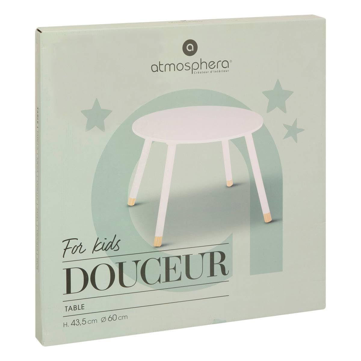 Atmosphera - Mesa Infantil 'Douceur' Blanca