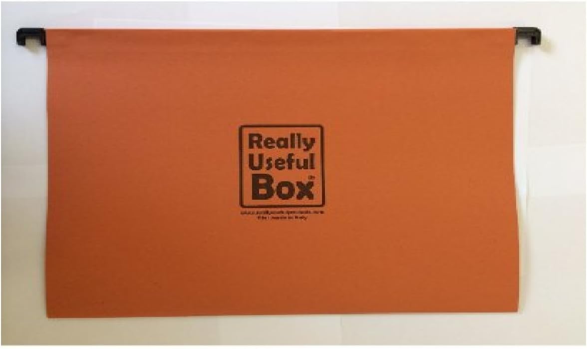 Pack of 5 Foolscap Suspension Files for 24 35 42 64 Litre Really Useful Box -