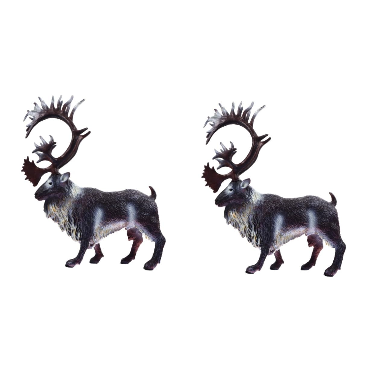 ibasenice 2piezas De Realista para Decoración De Navidad Juguete Educativo para Niño y Adornos De Animales para y Salones