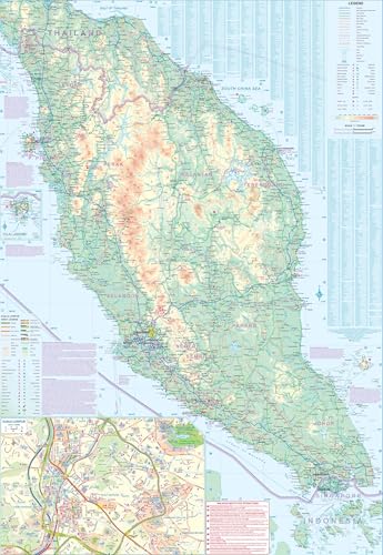 Malaysia Travel Reference 1:730k (West)/1:1.1m (East) Waterproof - 2026 Edition - Image 4