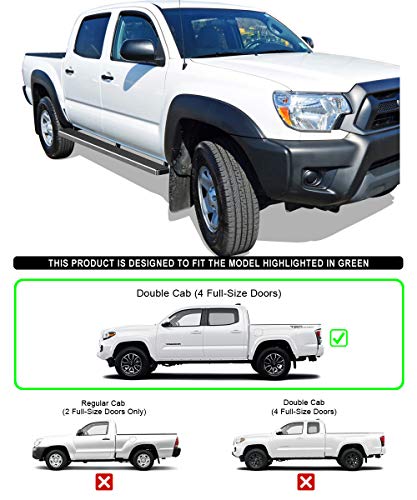 Estribos de Acero Inoxidable 304 para Toyota Tacoma miniatura 2